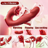 ❄️Christmas Sale 70%OFF💋2025 UpgradedLuvora™4-in-1Flapping& Licking Vibrator