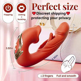 ❄️Christmas Sale 70%OFF💋2025 UpgradedLuvora™4-in-1Flapping& Licking Vibrator